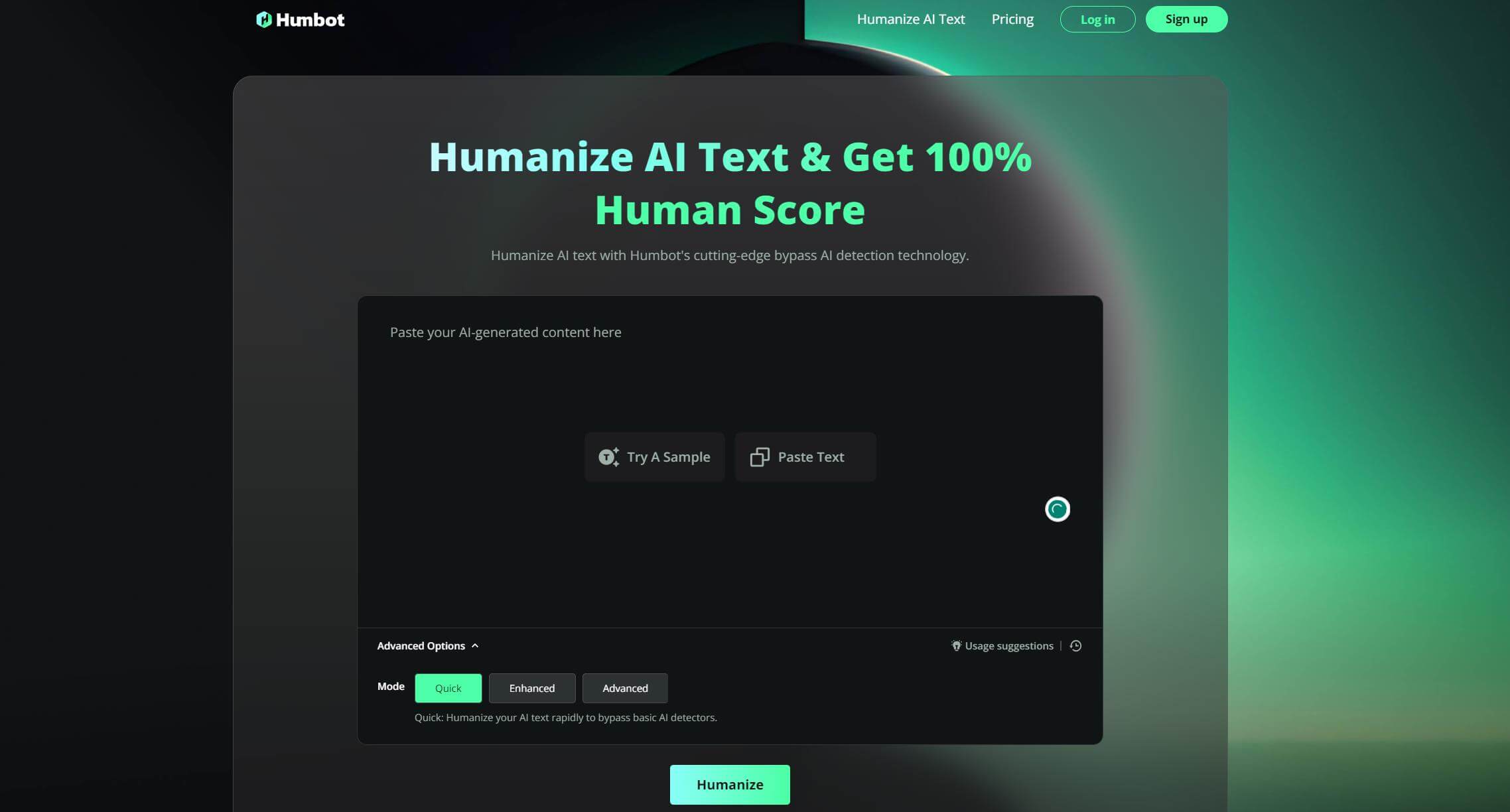 humbot-homepage