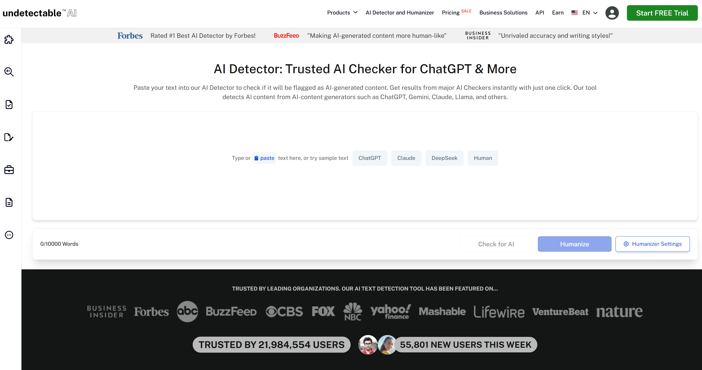 undetectable ai home